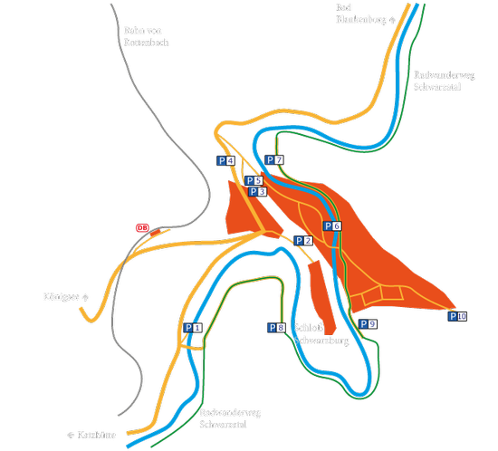 Parkplätze in Schwarzburg